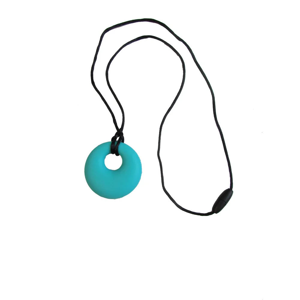 Pendentif - cercle turquoise