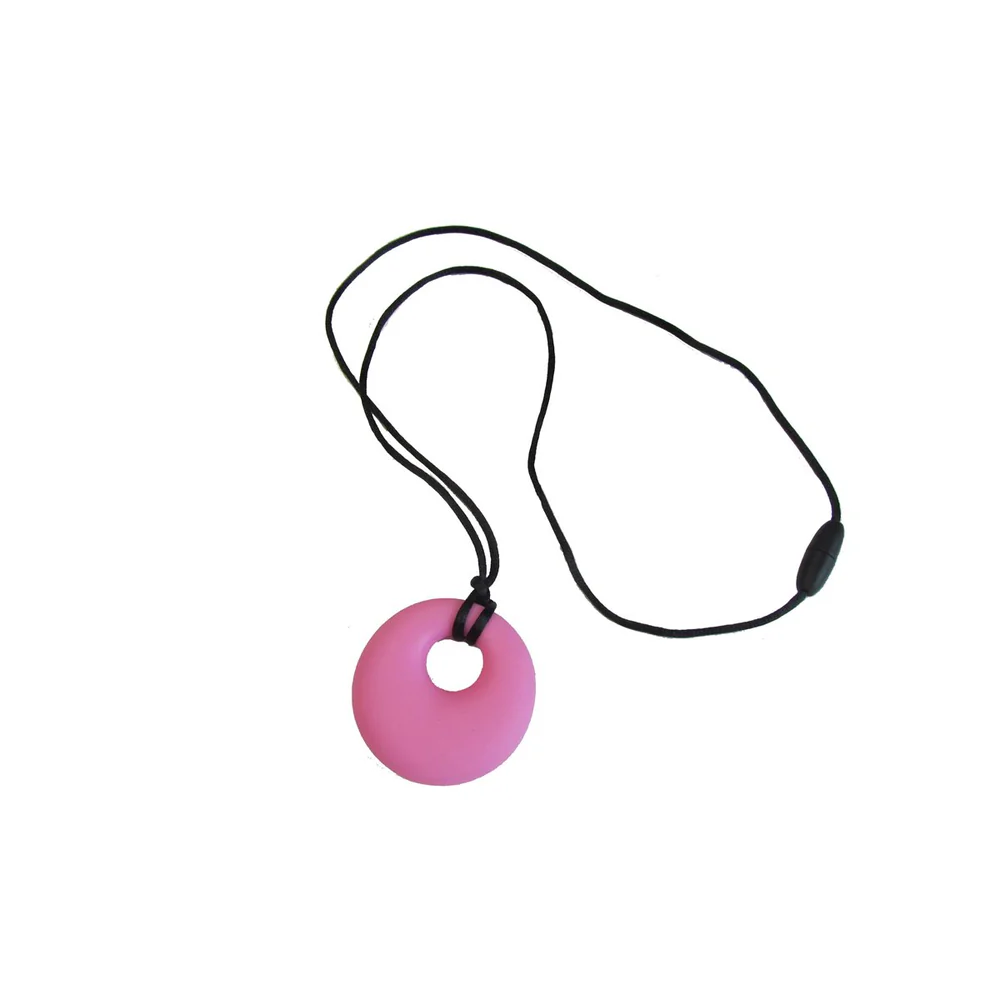 Pendentif - cercle rose