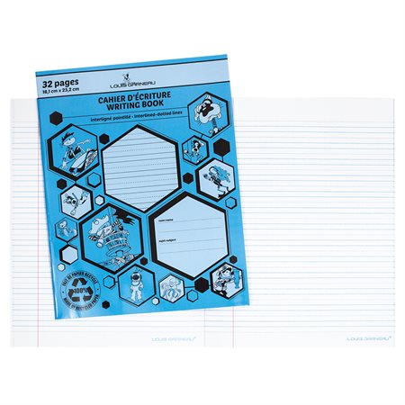Cahier écriture LG10 bleu