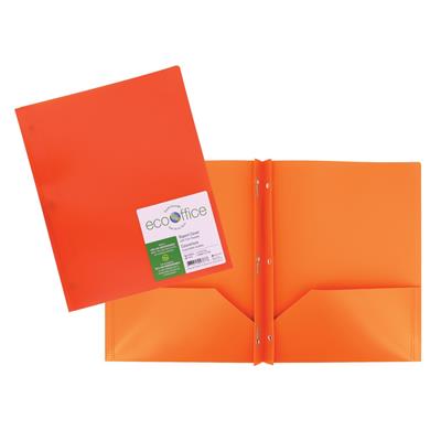 COUV.POLY POCH+ATT ORANGE