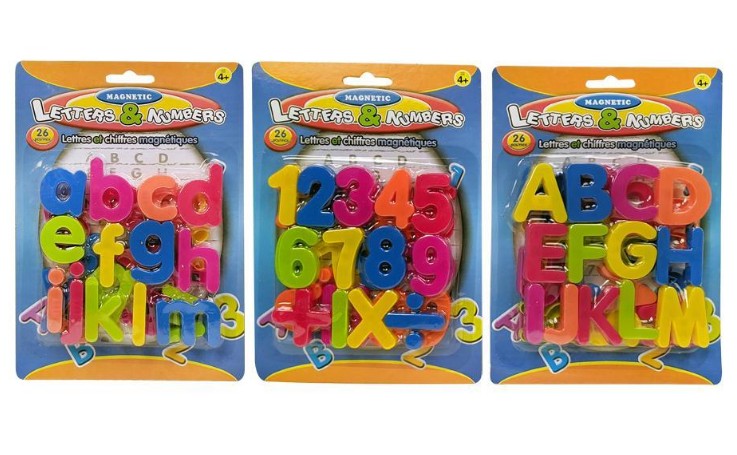NOMBRE MAGNÉTIQUE 26 PCS