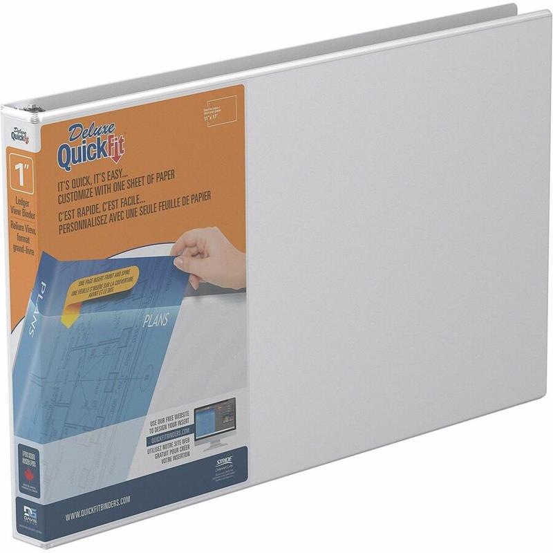 Image Reliure de présentation format tabloïd Deluxe QuickFit®