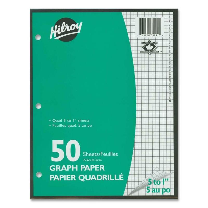 Image Quadruled Loose Leaf Sheets