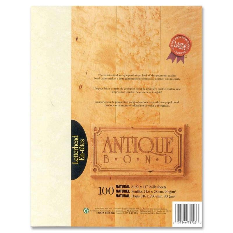 Image Papier Antique Bond