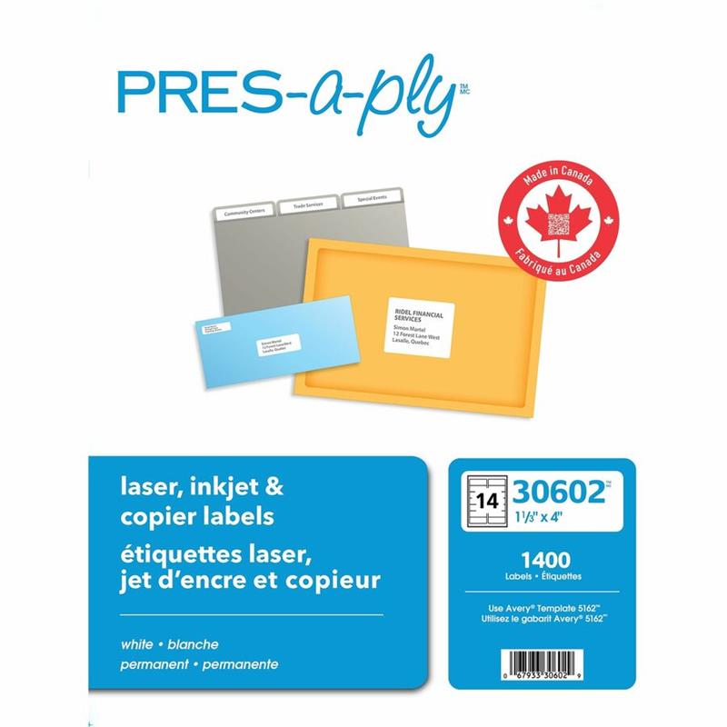 Image Étiquettes pour imprimante laser, jet d'encre et copieurs