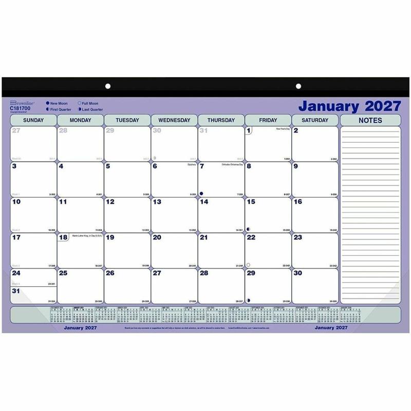 Image Monthly Desk Pad Calendar (2026)