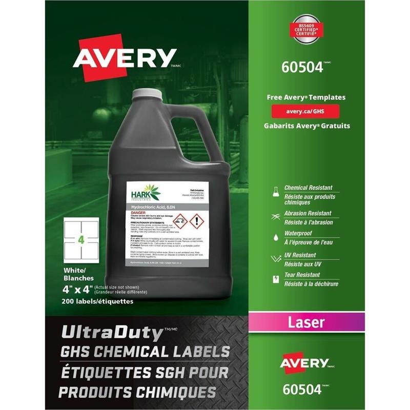 Image UltraDuty™ GHS Chemical Labels