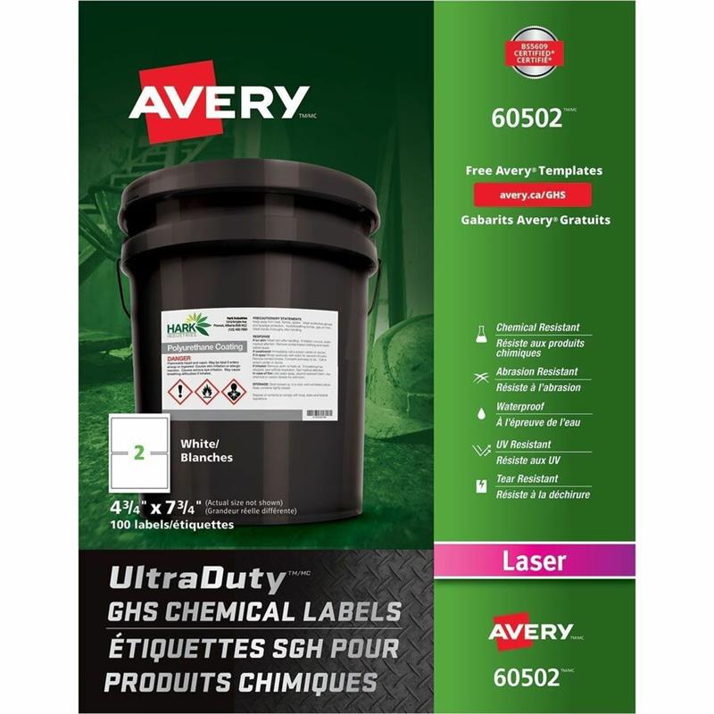 Image UltraDuty™ GHS Chemical Labels