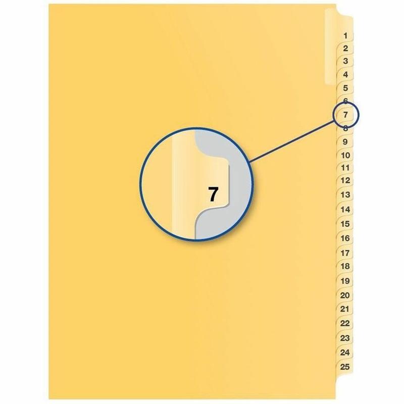 Image Quest Numerical Litigation Index Dividers