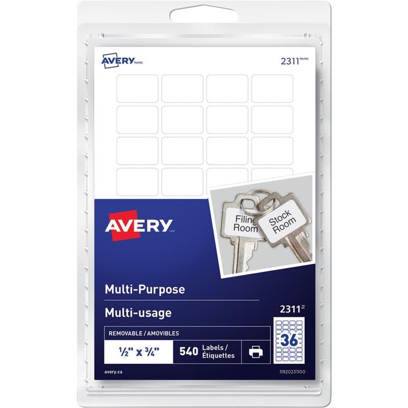 Image Étiquettes multi-usages autoadhésifs