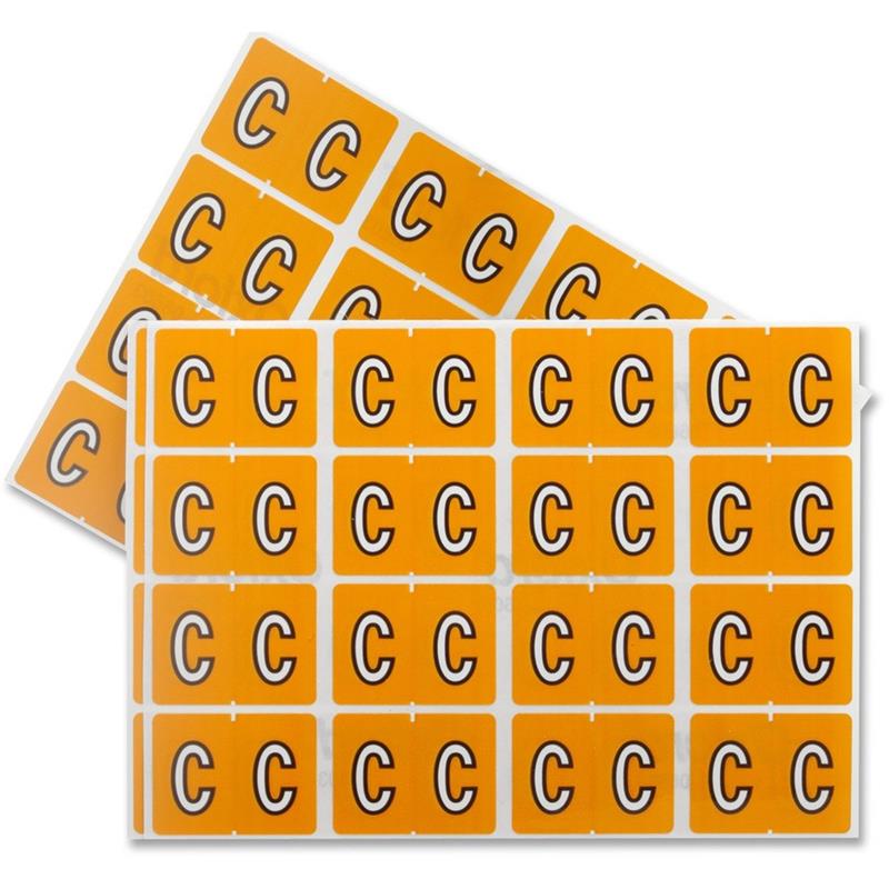 Image End Tab A-Z Filing Labels