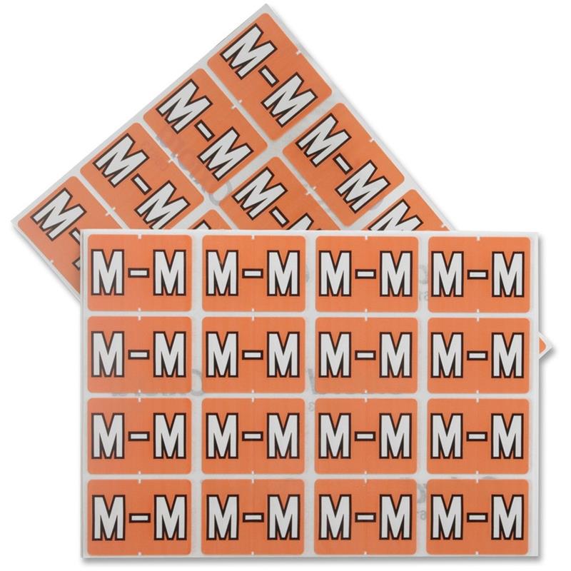 Image End Tab A-Z Filing Labels