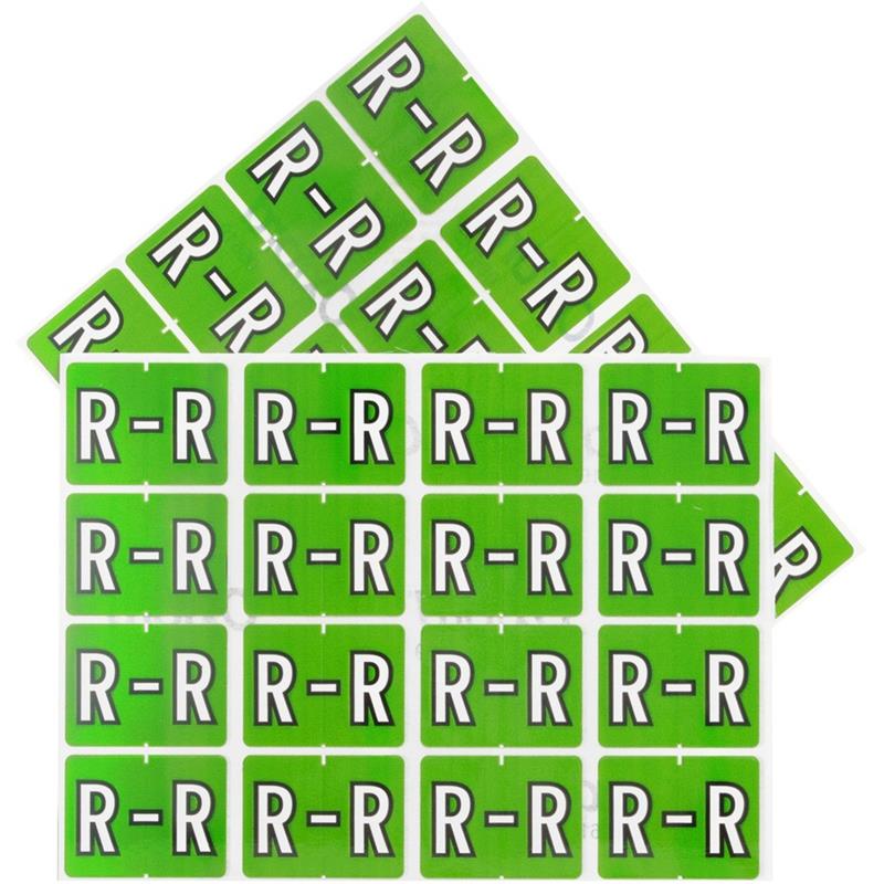 Image End Tab A-Z Filing Labels