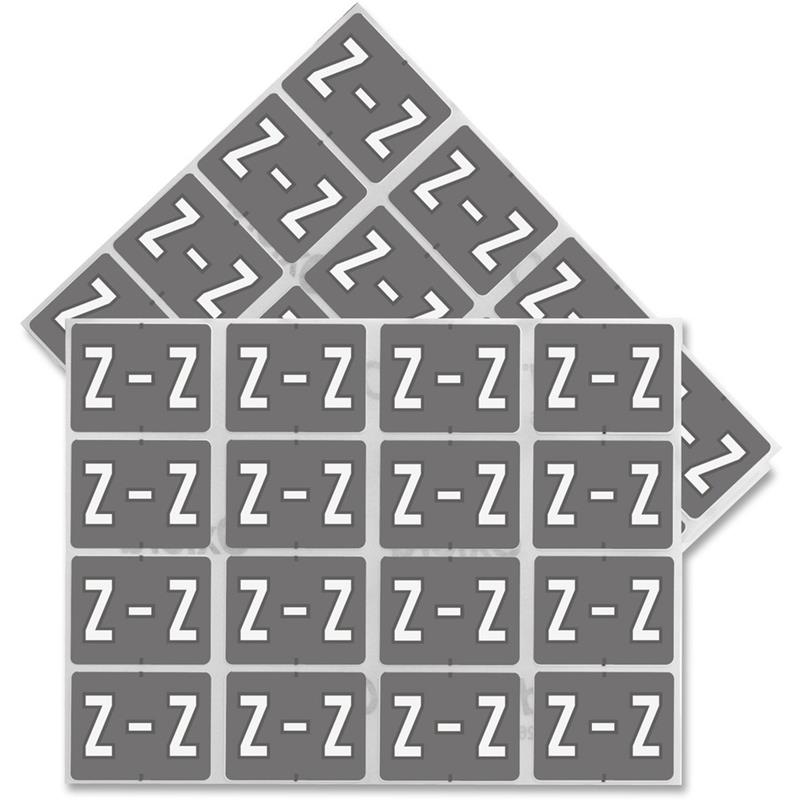 Image End Tab A-Z Filing Labels