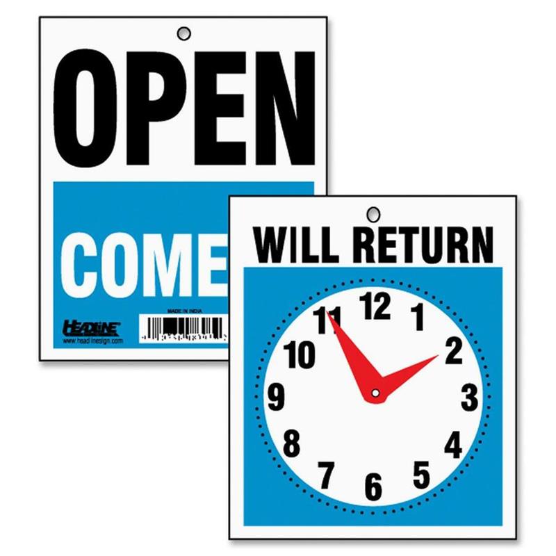 Image Reversible Sign Clock