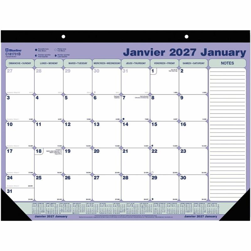 Image Monthly Desk Pad Calendar (2026)