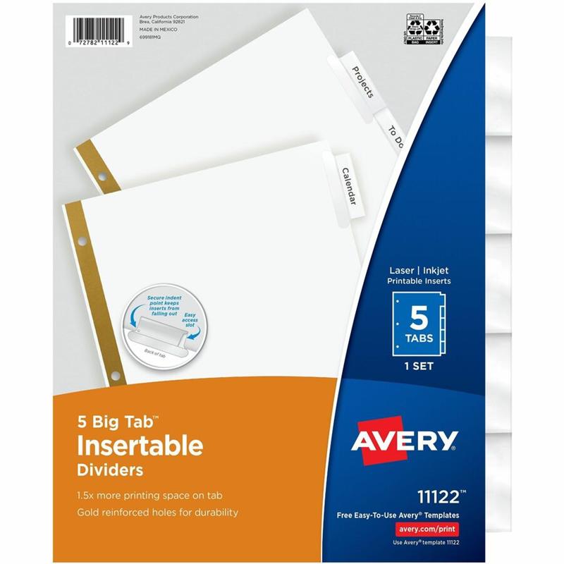 Image Big Tab Storage Dividers