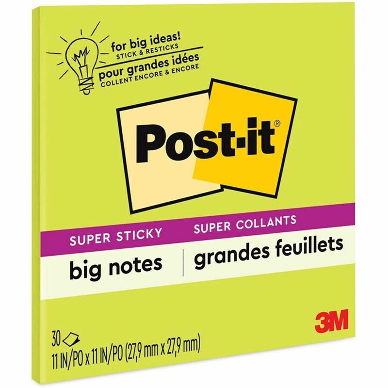 Image Grands feuillets autoadhésifs Post-it®
