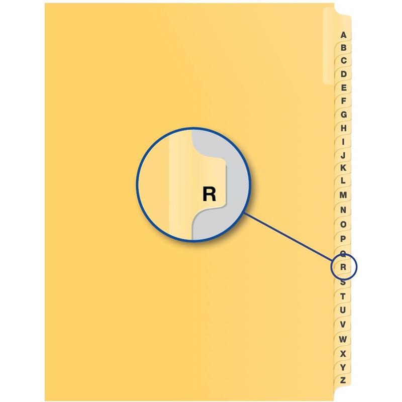 Image Alphabetical Litigation Index Dividers