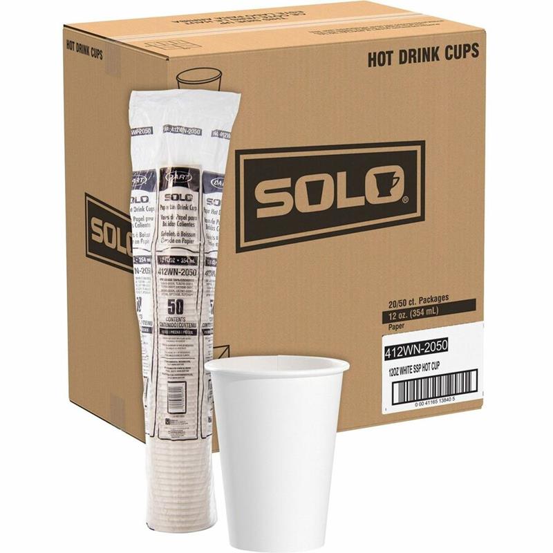 Image Solo Foodservice SSP White Paper Cups