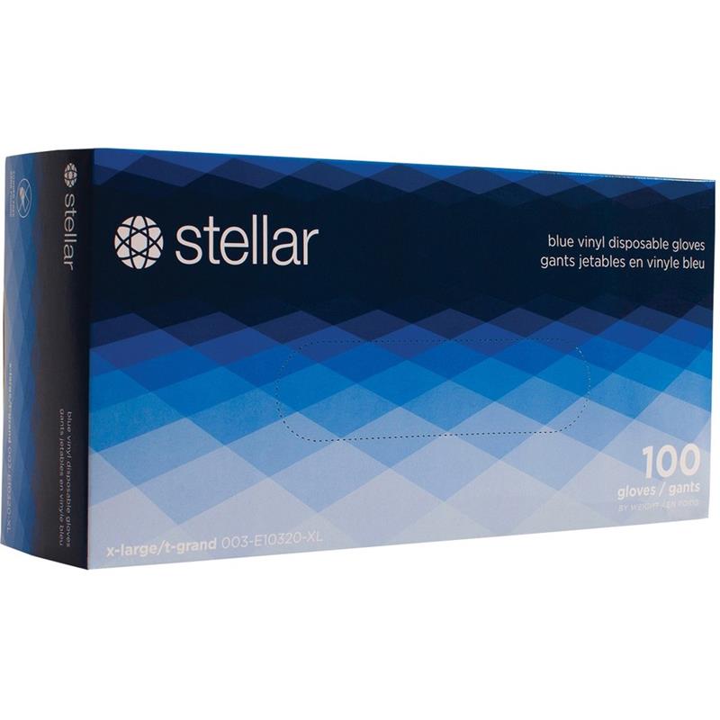 Image Gants jetables en vinyle Stellar