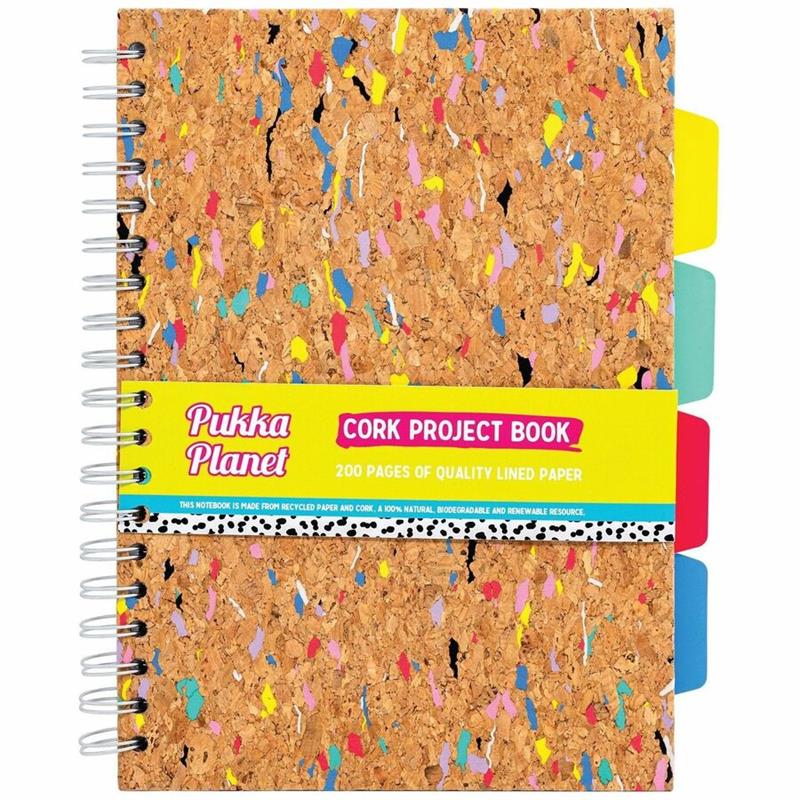Image Cahier de projet en liège Pukka Pads